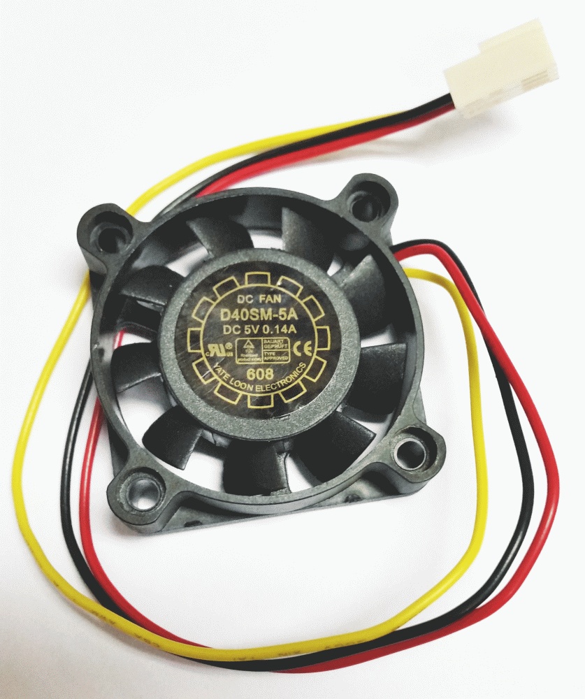 Вентилятор Yate Loon 40x40x10 D40SM-5A 5v 3pin разьём
