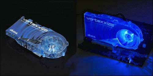 Охлаждение для видеокарт Akasa VORTEXX Neo COOL BLUE AK-VC03-BLUV