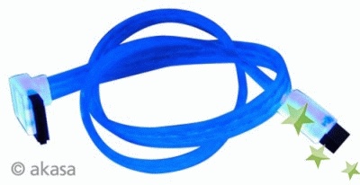 Кабель SATA Akasa SATA2-60-BLUV
