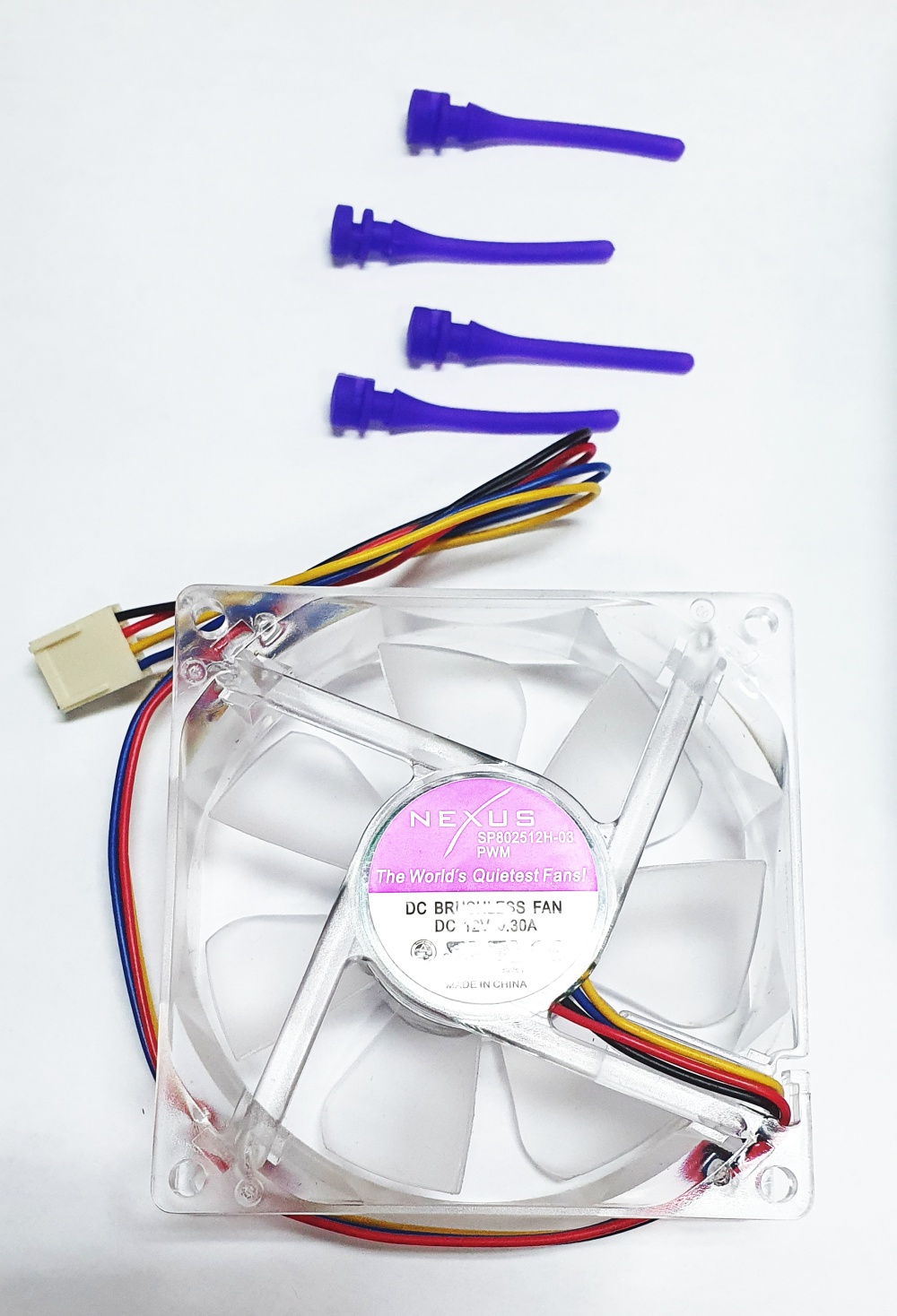 Вентилятор 80х80х25 Nexus PWM, 1000-2800rpm, 16.2dB(M), 0.30A, SP802512H-03PWM