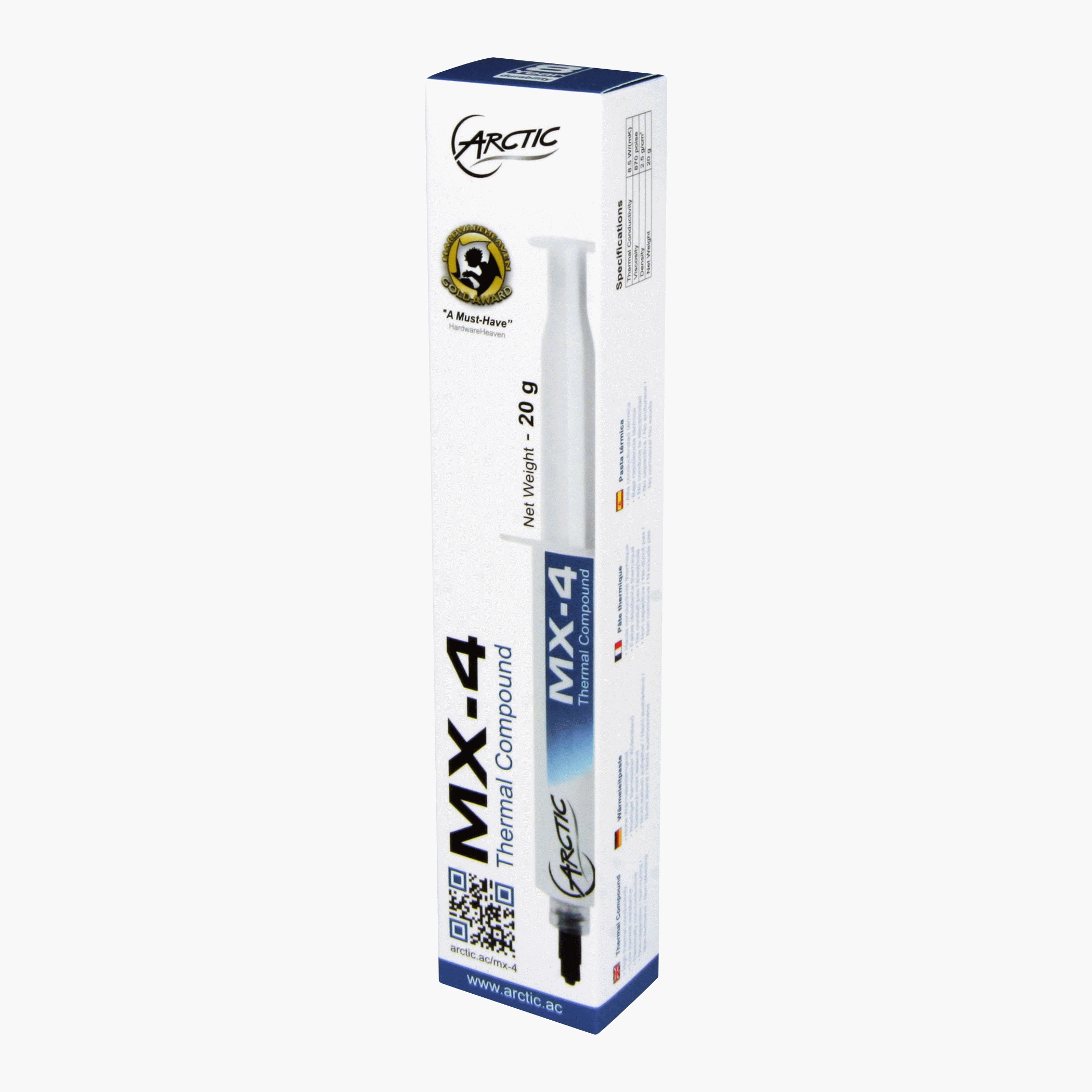 Паста теплопроводная Arctic MX-4 Thermal Compound 20-gramm