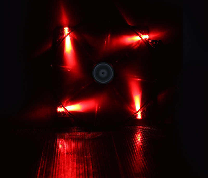 Вентилятор BitFenix 200x200x20 Spectre LED Red BFF-BLF-20020R-RP