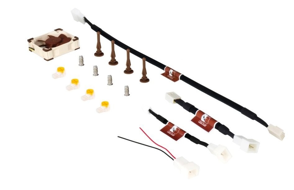 Вентилятор Noctua 40x40x10 NF-A4x10 FLX, для корпуса, 3-Pin, 4500/3700 об/мин, 17.9/12.9dB, подшипник SSO2