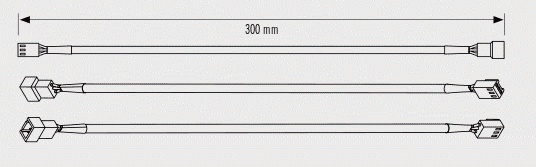 Удлинитель Noctua NA-SEC2 Fan 3-pin Extension Cable 30см 3шт