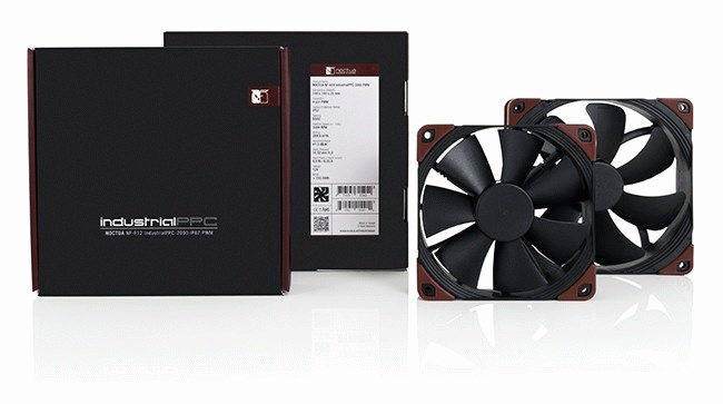 Вентилятор 120x120x25 Noctua NF-F12 industrialPPC 450-2000rpm, PWM IP52