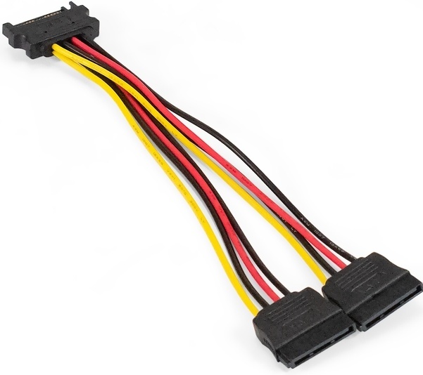 Разветвитель Generic SATA power Y-cable SATA socket to 2x SATA plug