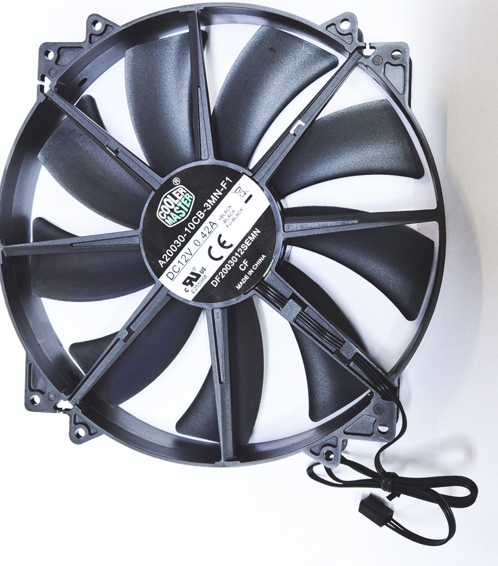 Вентилятор Cooler Master 200x200x30 MegaFlow 200, 700rpm, 19dB(M), 0.16A (R4-MFJR-07FK-R1)