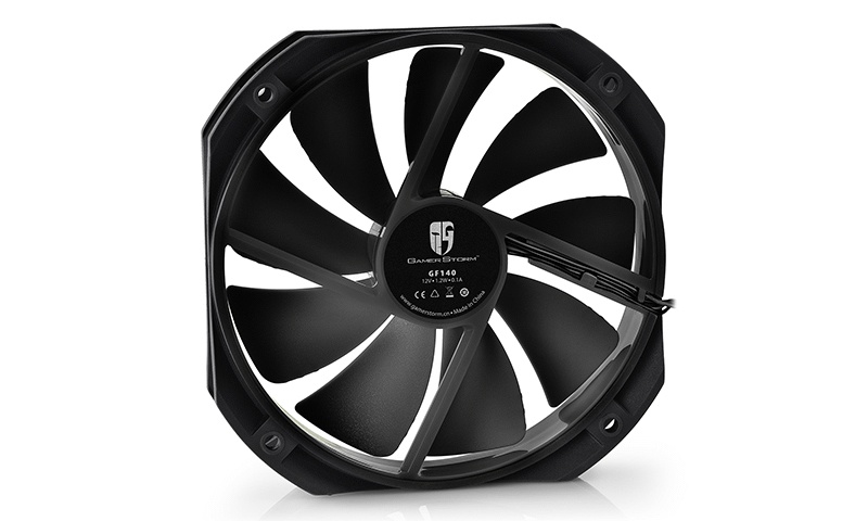 Вентилятор 140x140x25 Deepcool GF-140 FDB Version PWM Black DPGS-FGF-GF140BK