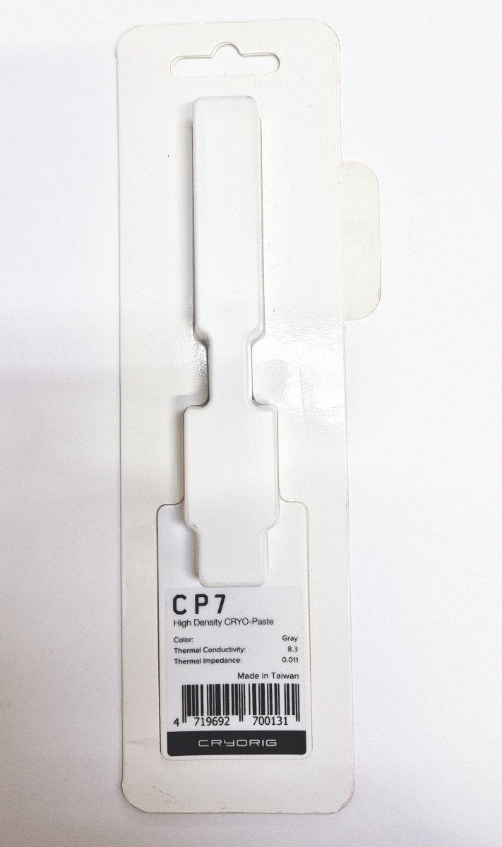 Паста теплопроводная Cryorig Cryorig CP7, шприц, 4 грамма (CR-CP7) 8.5WMK