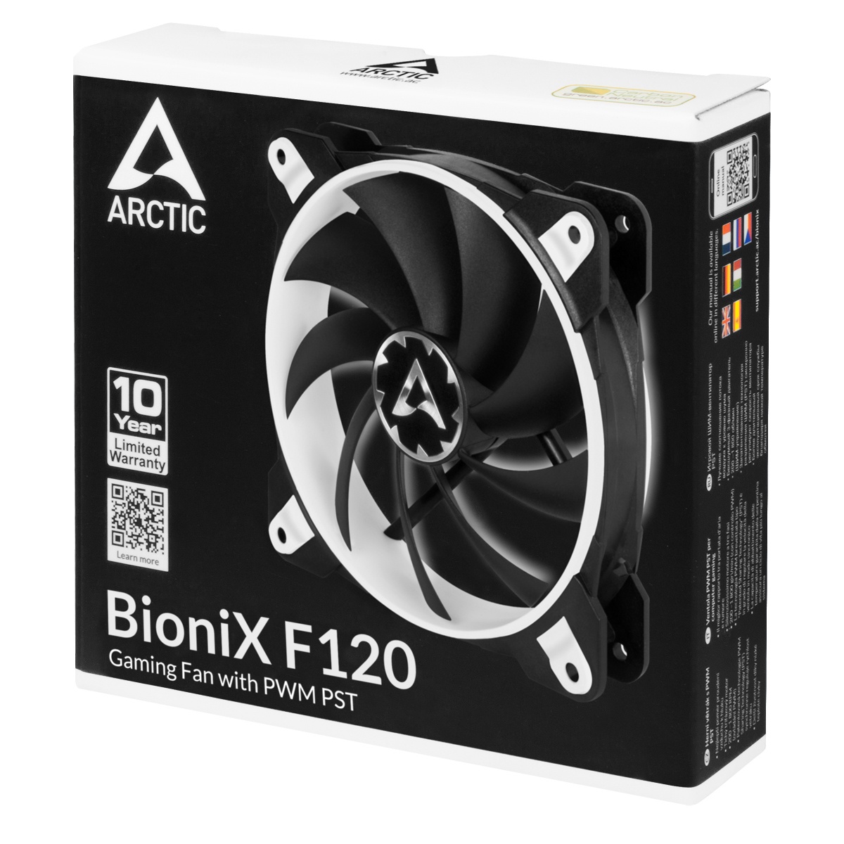 Вентилятор 120x120x27 Arctic BioniX F120 PWM PST (White) ACFAN00093A