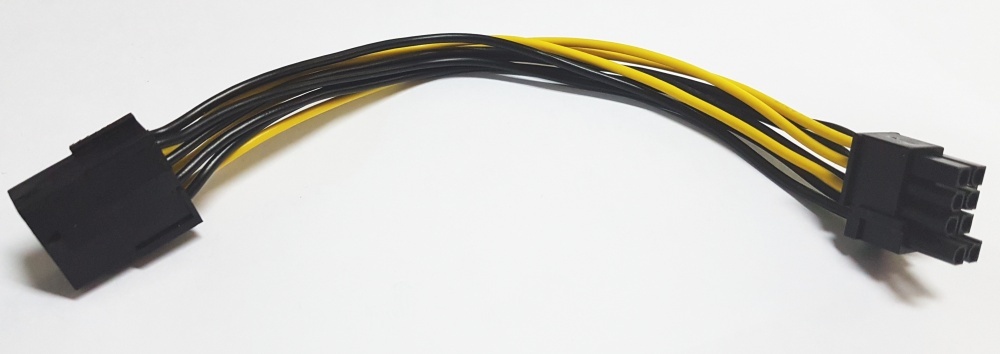 Удлинитель Generic 8-pin PCIE 30 см на 8 (6+2) Pin PCIE