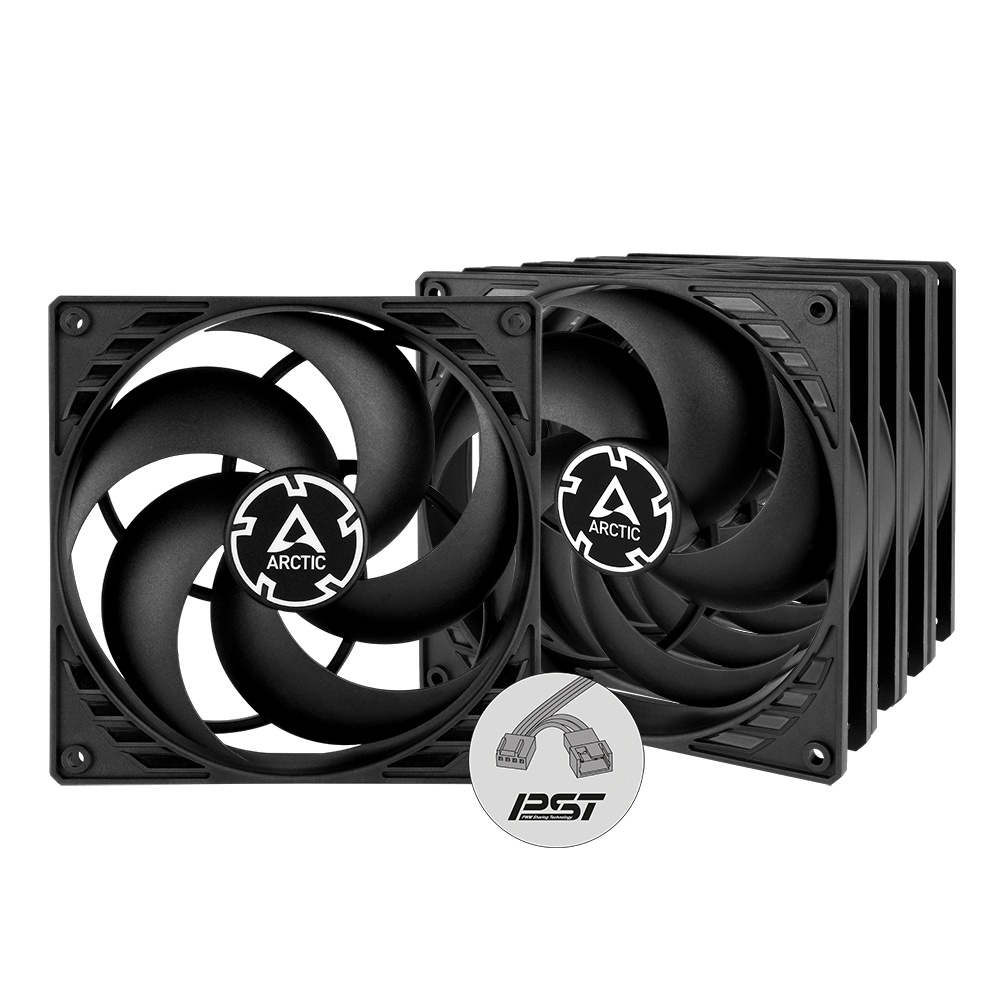 Вентилятор 140x140x27 Arctic P14 PWM PST (черный), 200-1700rpm, 0.12A,Value Pack 5шт. ACFAN00138A