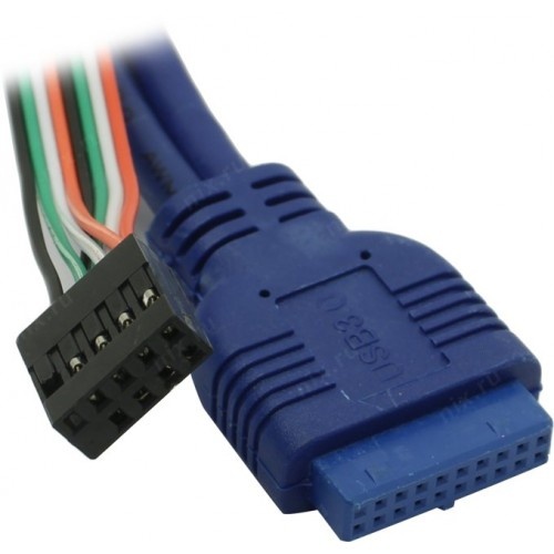 5,25 Панель Exegate U5H-614 panel 5.25*, 2*3.0USB, 2*2.0USB port