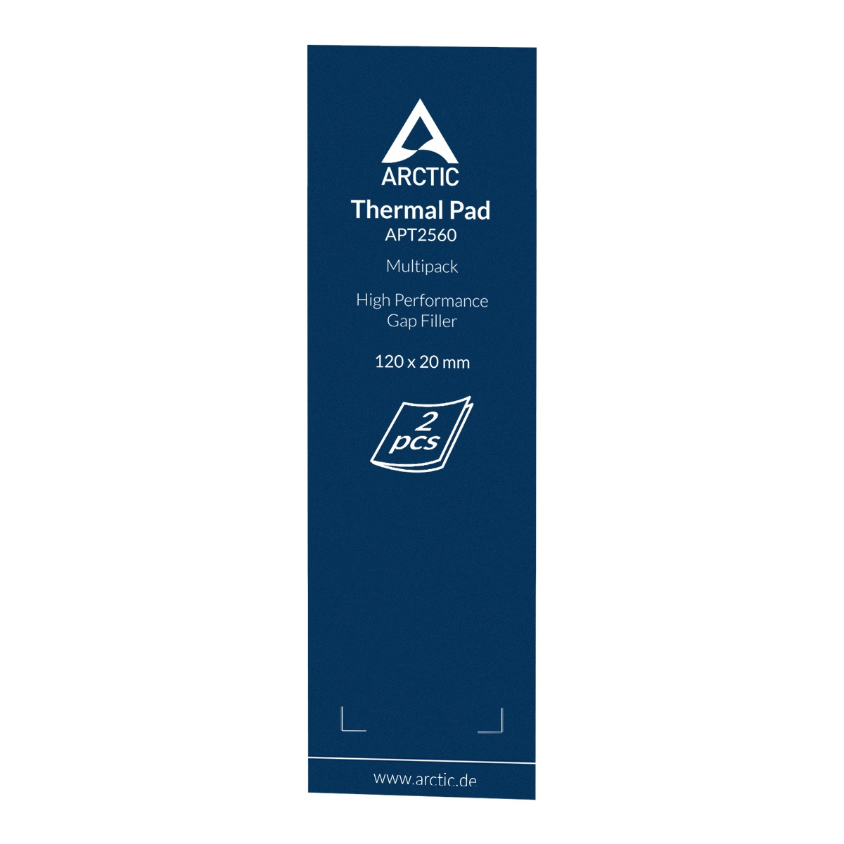 Термопрокладка Arctic 120x20x1.5 mm 2шт Thermal pad 6.0 WMK ACTPD00014A