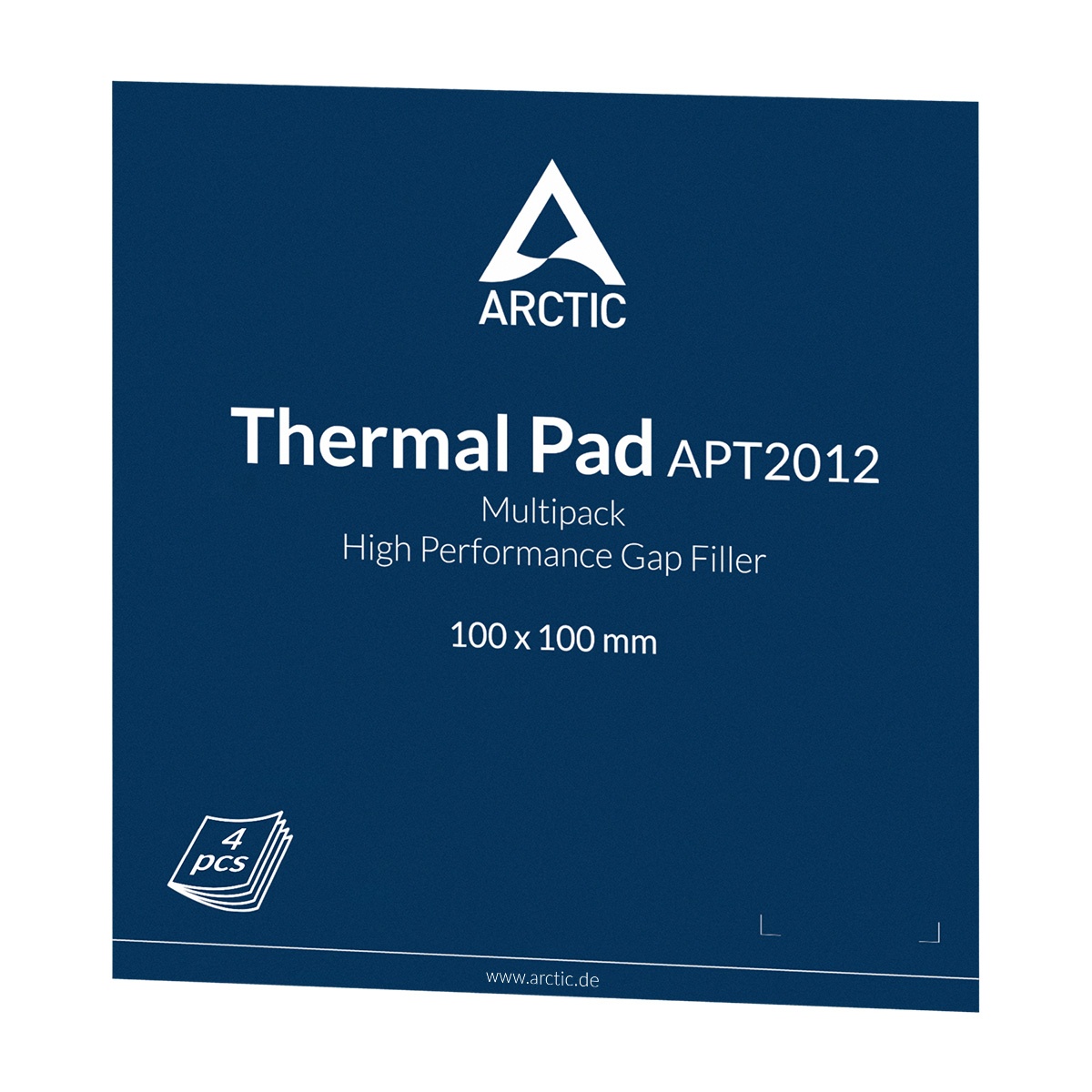 Термопрокладка Arctic 100x100х1,0 мм Thermal pad Basic 4 шт ACTPD00021A