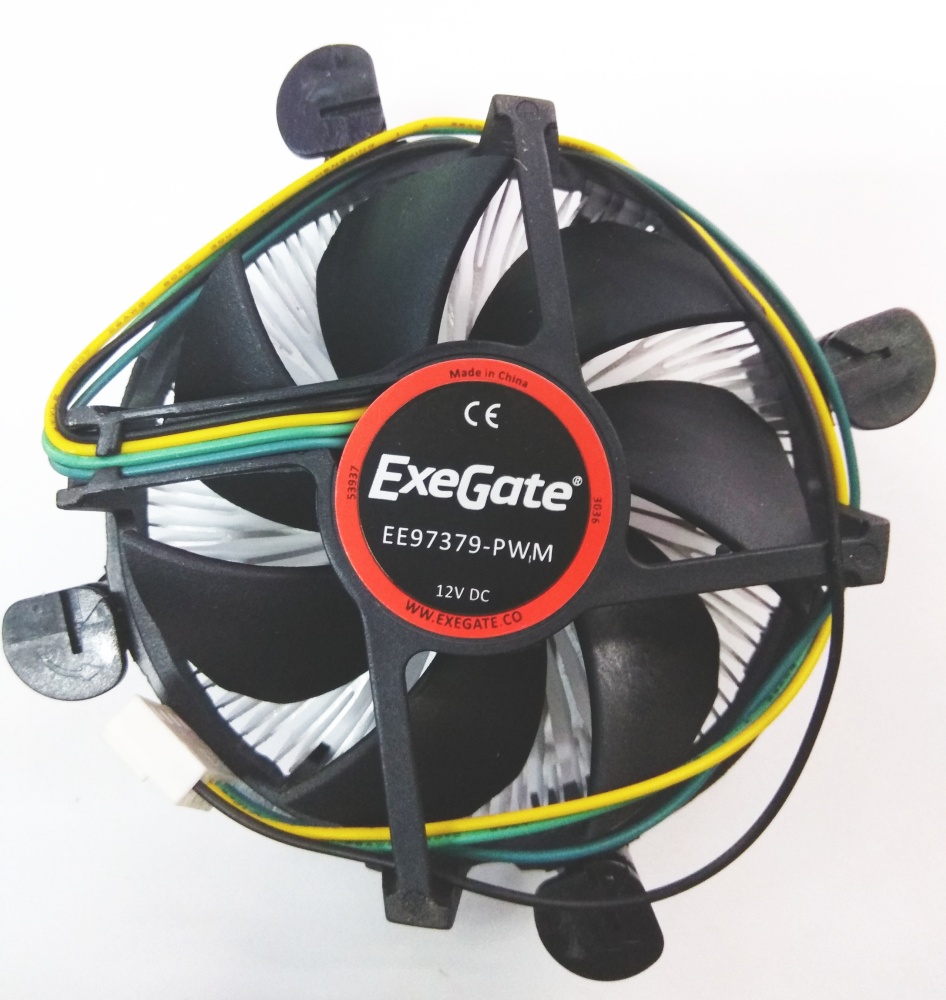 Кулер ЦПУ Exegate EE97379-PWM, Al, S1150/1151/1155/1156, TDP 65W, Hydro bearing