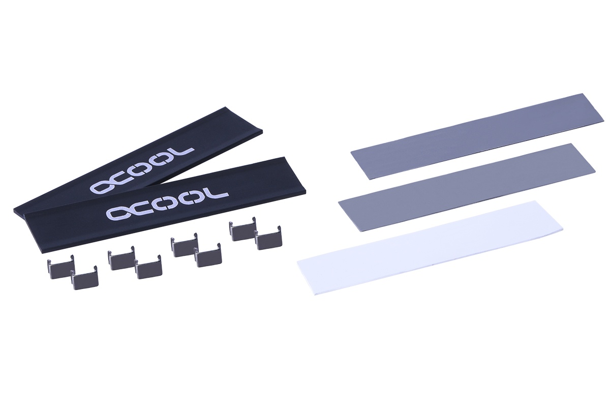 Охлаждение SSD Alphacool Пассивный радиатор для охлаждения SSD M.2 HDX M02-110mm