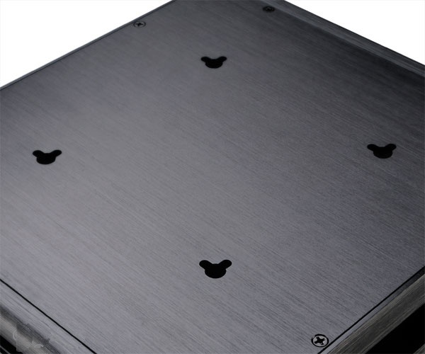 Корпус Akasa Euler M, Fanless solid Aluminium THIN Mini ITX Case А-ITX19-M1B