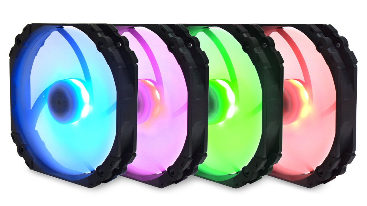 Вентилятор 140x140x27 Scythe Kaze Flex RGB PWM Fan, 1800 rpm KF1425FD18R-P