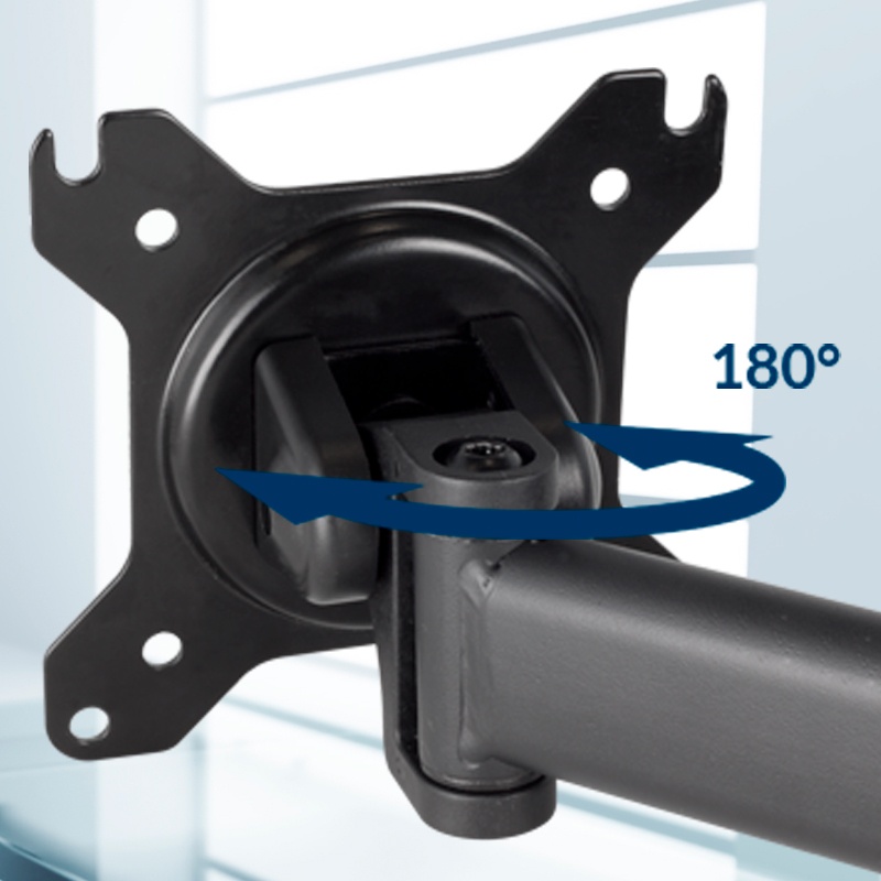 Аксессуары Arctic Крепление для монитора к столу ARCTIC Z-1 Gen 3 Black Monitor Arm with 4-Port USB Hub