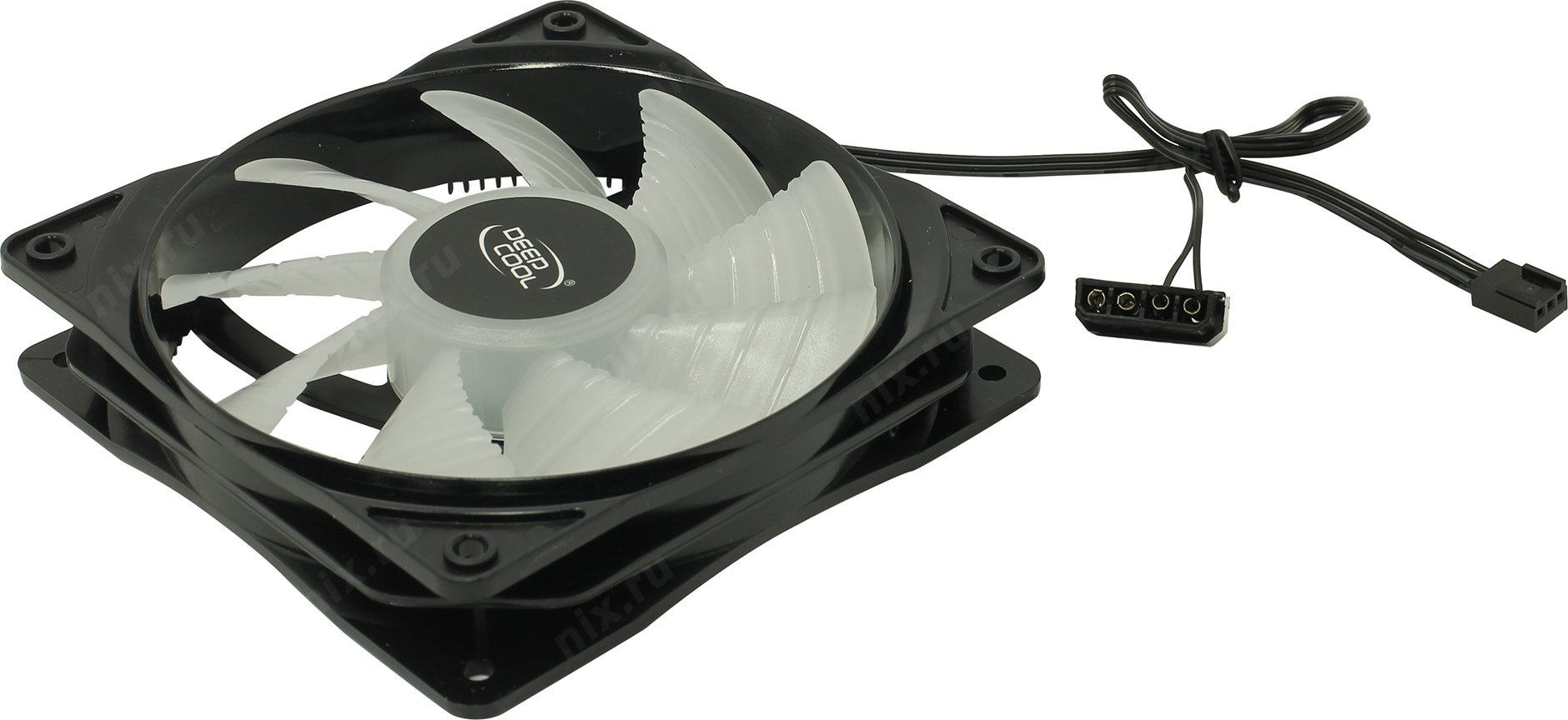 Вентилятор 120x120x25 Deepcool RF120 Blue, 1300rpm, 21.9dB(M), 0.20A, HB, синий, DP-FLED-RF120-BL
