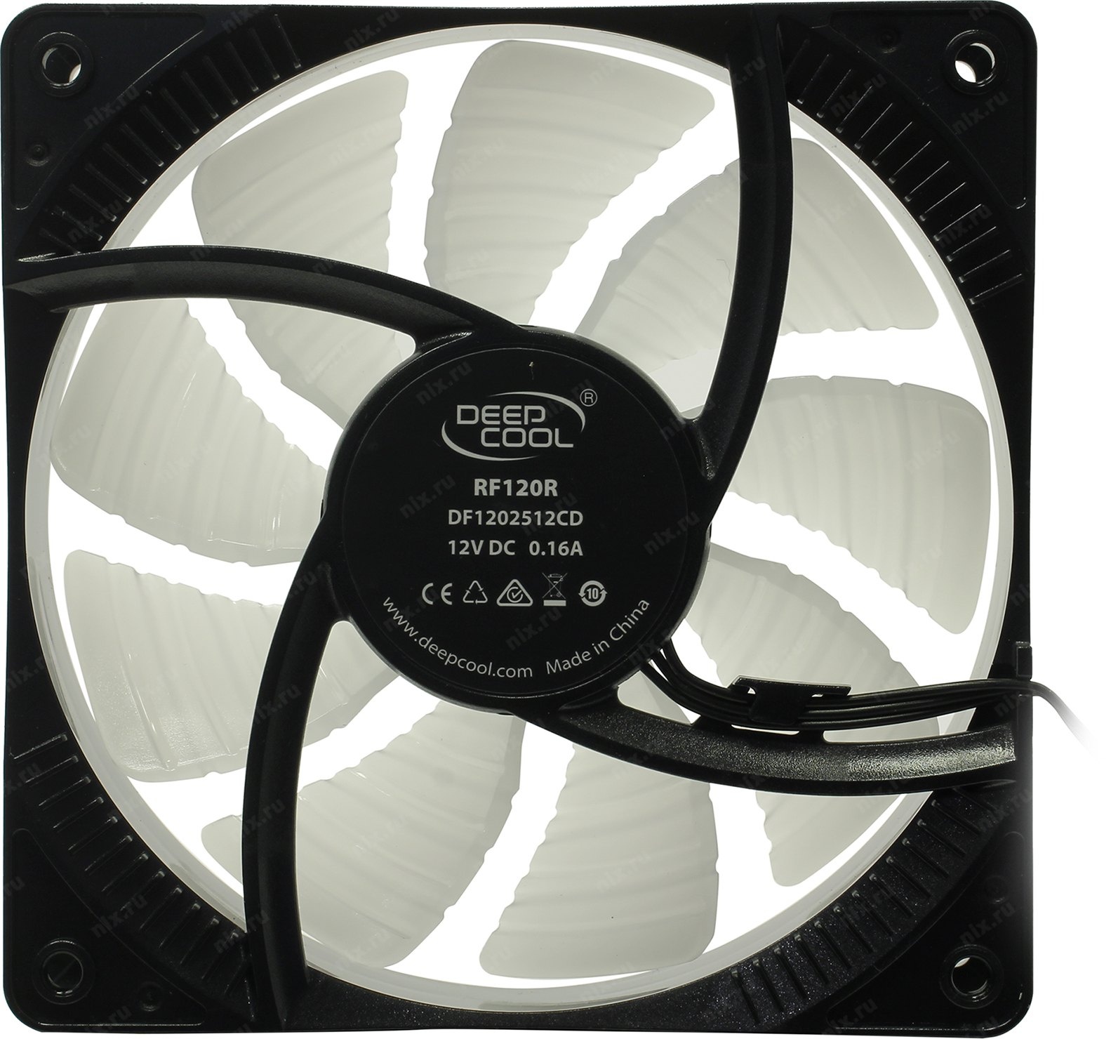 Вентилятор 120x120x25 Deepcool RF120 Red DP-FLED-RF120-RD