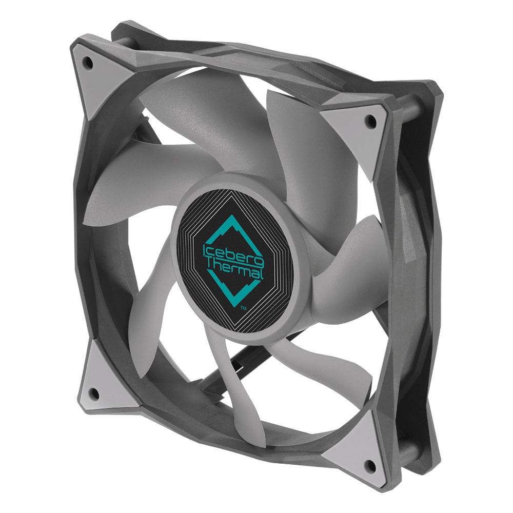Вентилятор 120x120x25 iceberg IceGALE Xtra, PWM, GRAY, 500-3000rpm, 44dB(M), 0.54A