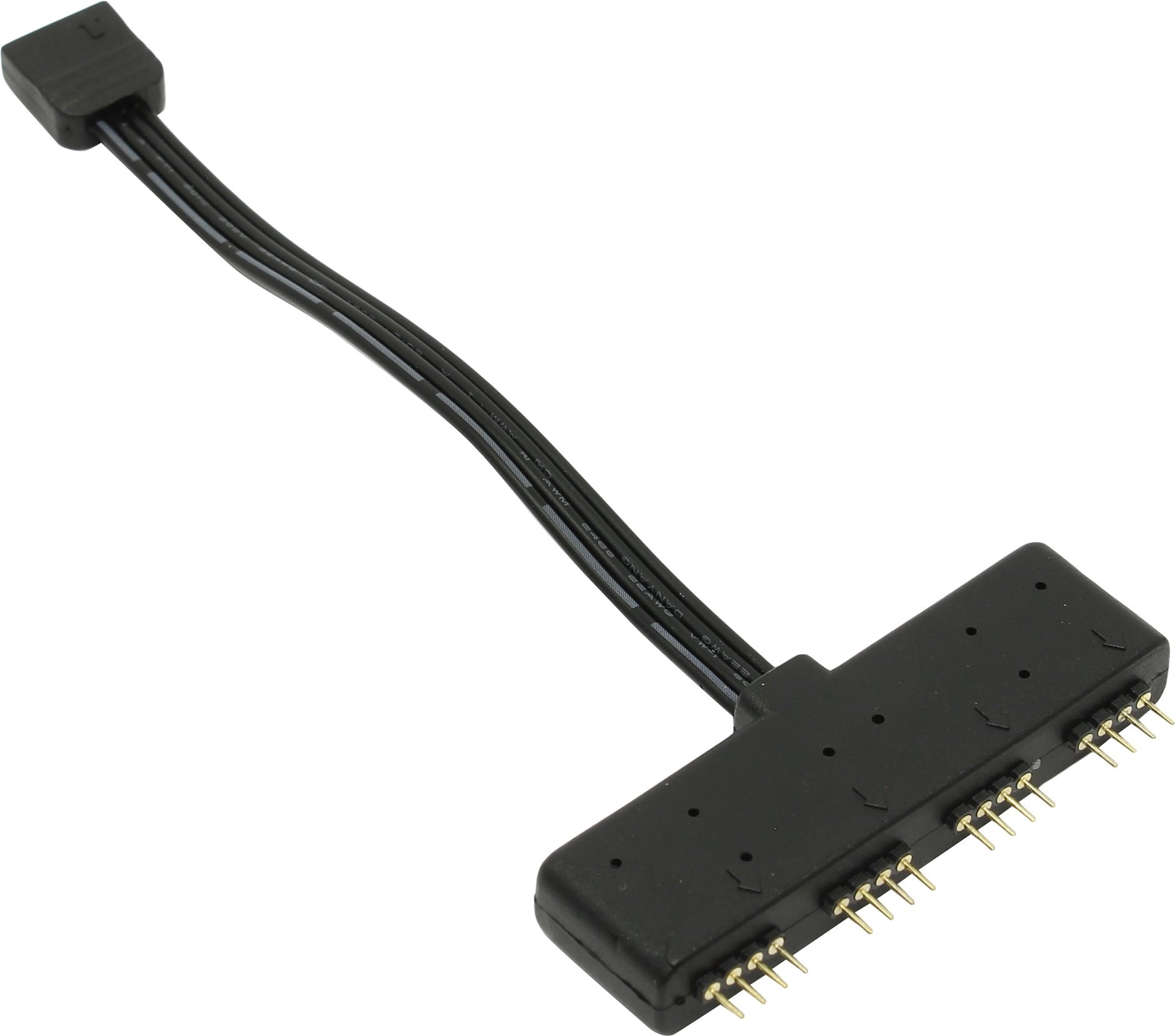 Разветвитель Akasa RGB LED splitter cable 10 см 1 to 4 Devices AK-CBLD02-10BK