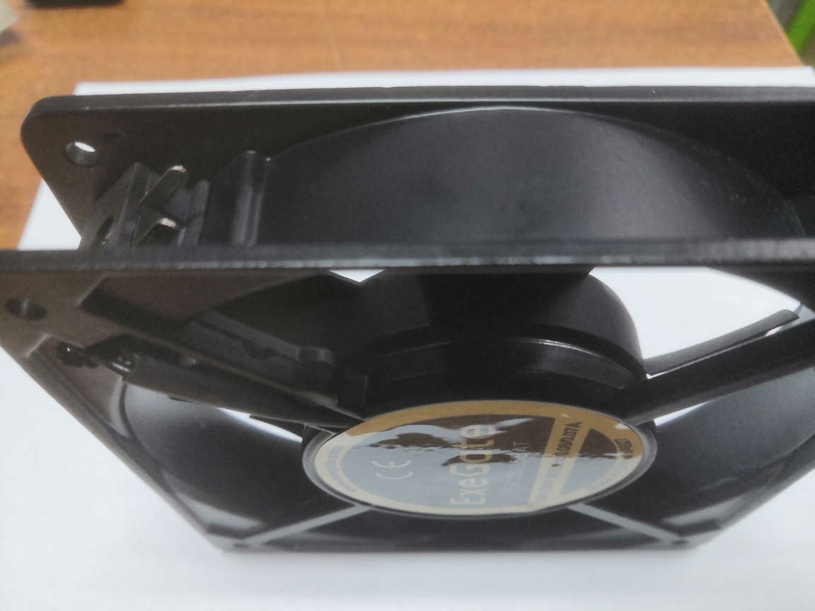 Вентилятор 92x92x25 Exegate 220VAC EX09225BAL, 2500rpm, 32dB(M), 0.08A, DBB, 220V, Al, провода