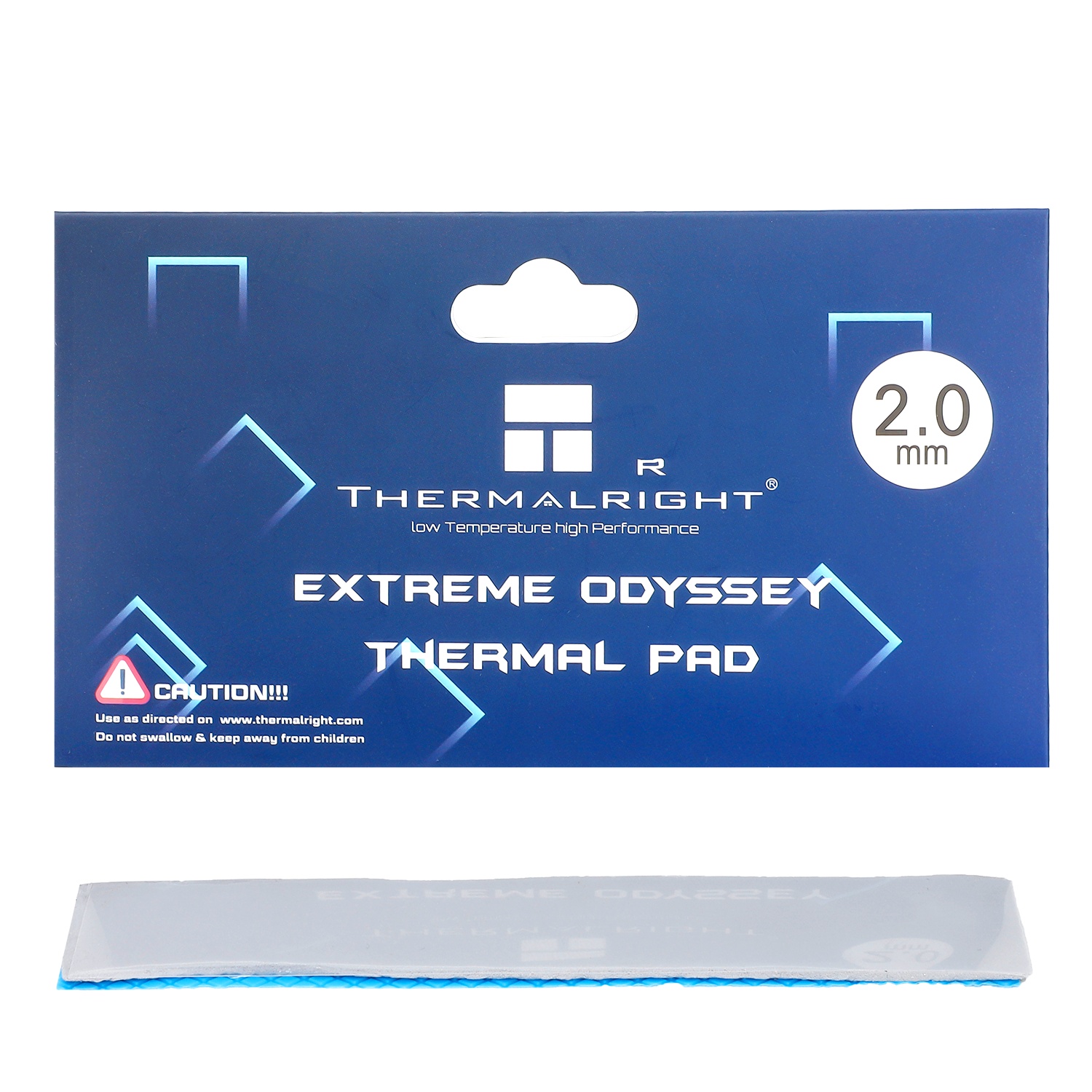 Термопрокладка Thermalright Extreme Odyssey , размер 120x20 мм, толщина 2.0 мм 12.8 Вт/(м·K)