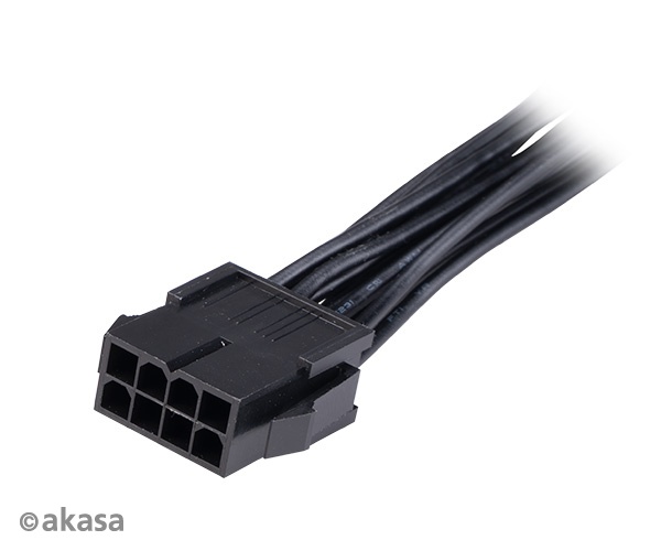 Удлинитель Akasa 8-Pin to 8+4-Pin Power Adapter Cable 15см AK-CBPW22-15