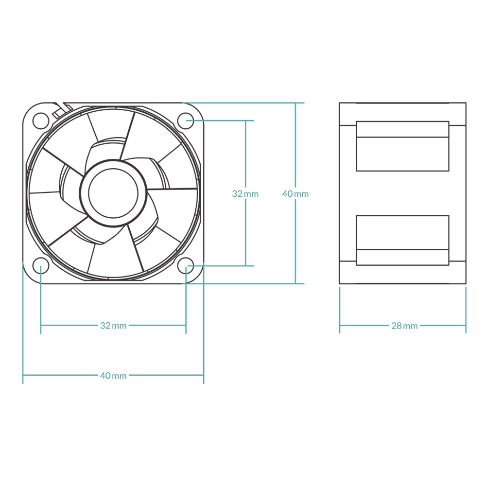 Вентилятор Arctic 40x40x28 Server Fan S4028-15K, PWM, 1400-15000rpm, 0.47A, Dual Ball, ACFAN00264A