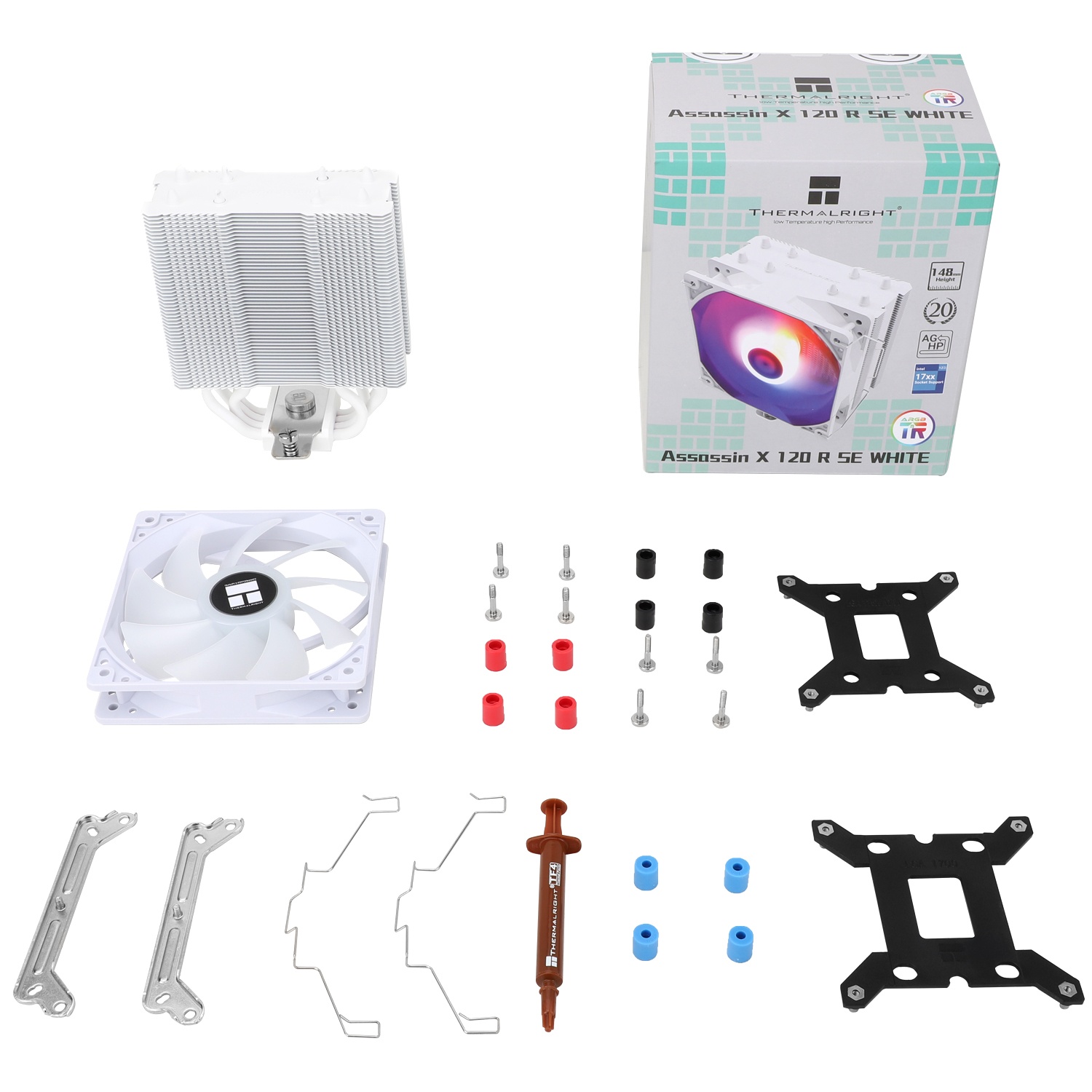 Кулер ЦПУ Thermalright Assassin X 120 Refined SE WHITE ARGB