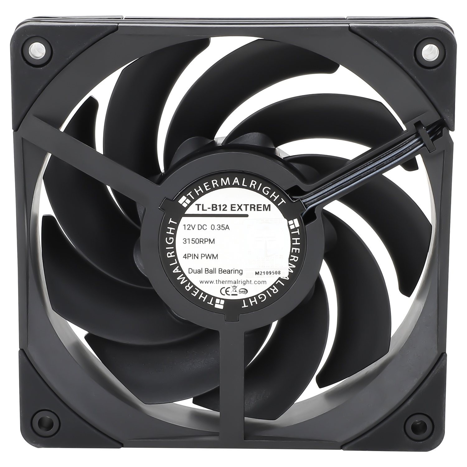 Вентилятор 120x120x25.6 Thermalright TL-B12-EXTREM PWM, 3150rpm, 40.5dB(M), 0.35A