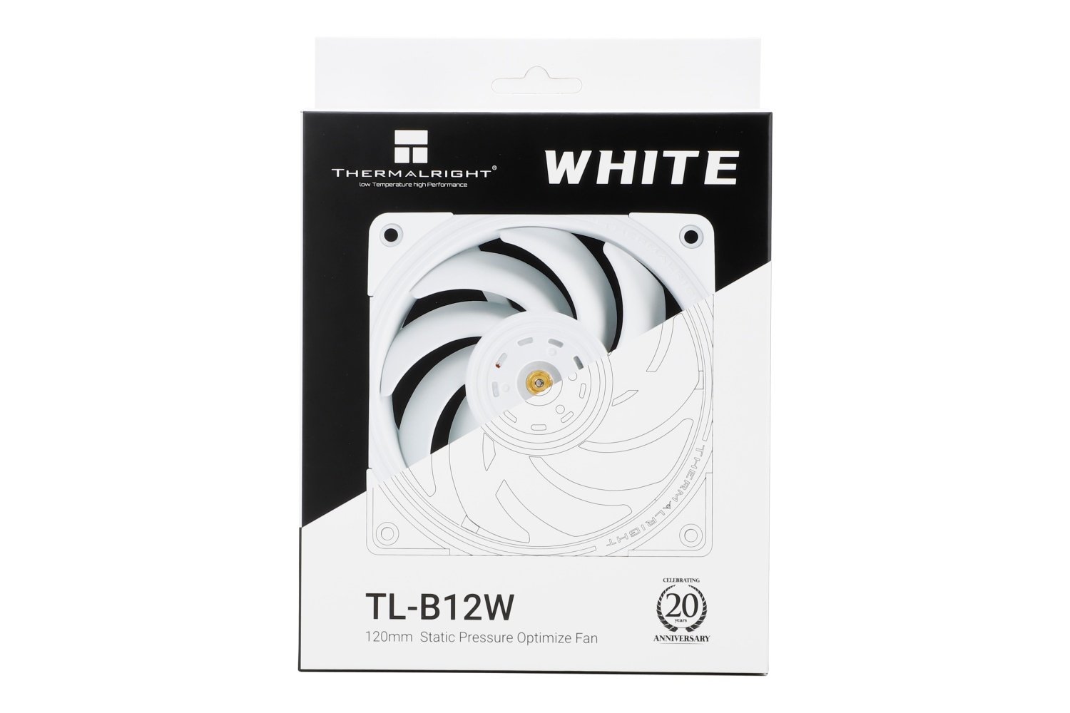 Вентилятор 120x120x25.6 Thermalright TL-B12-W PWM, 2150rpm, 28.1dB(M), 0.16A