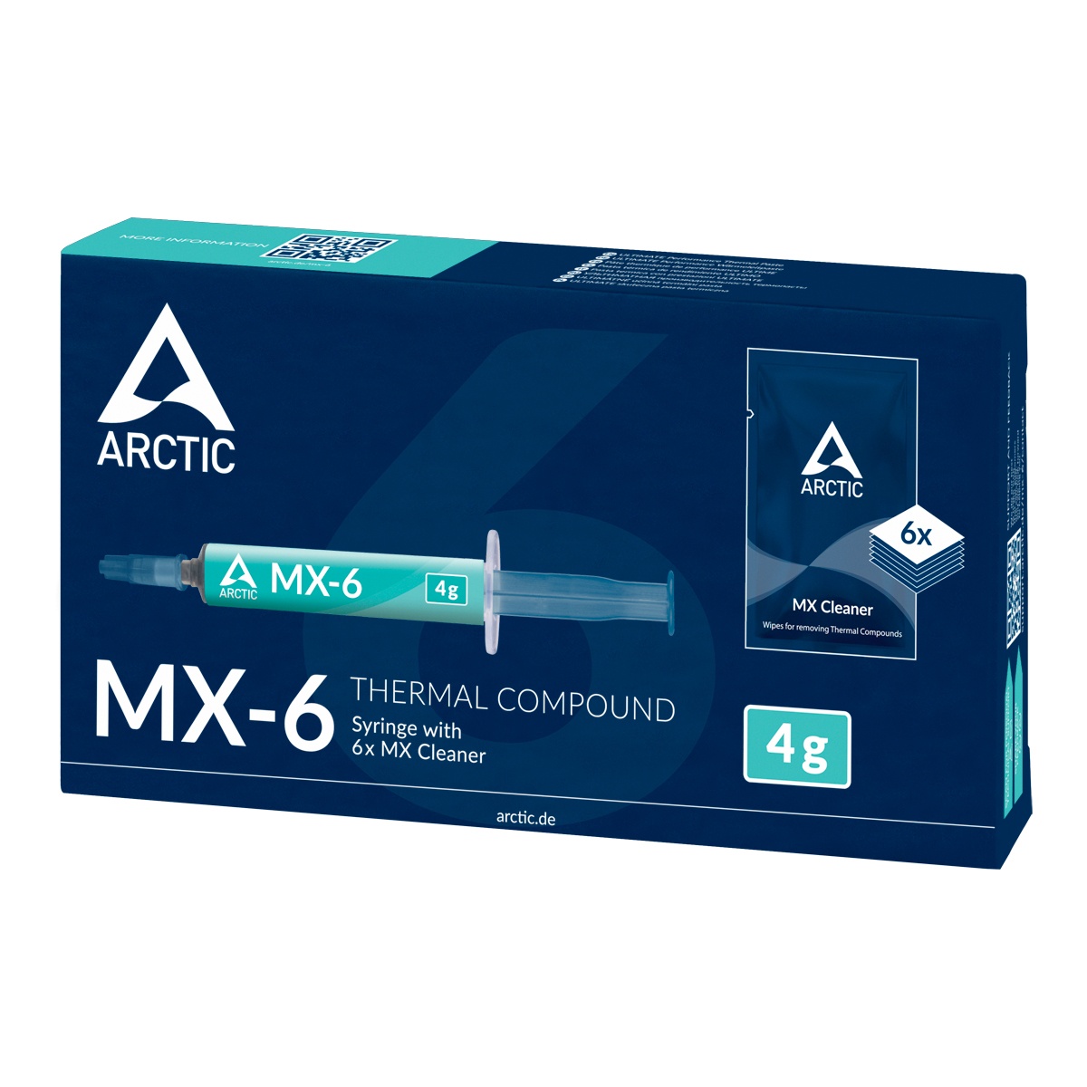 Паста теплопроводная Arctic MX-6 Thermal Compound 4-gramm MX Cleaner ACTCP00084A