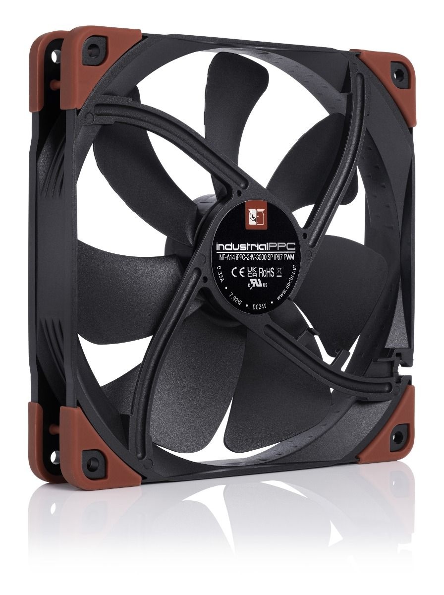 Вентилятор 140x140x25 Noctua NF-A14-IPPC-3000-IP67-24V-SP 800-3000 об/мин PWM