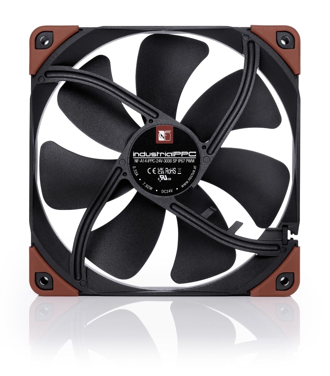 Вентилятор 140x140x25 Noctua NF-A14-IPPC-3000-IP67-24V-SP 800-3000 об/мин PWM