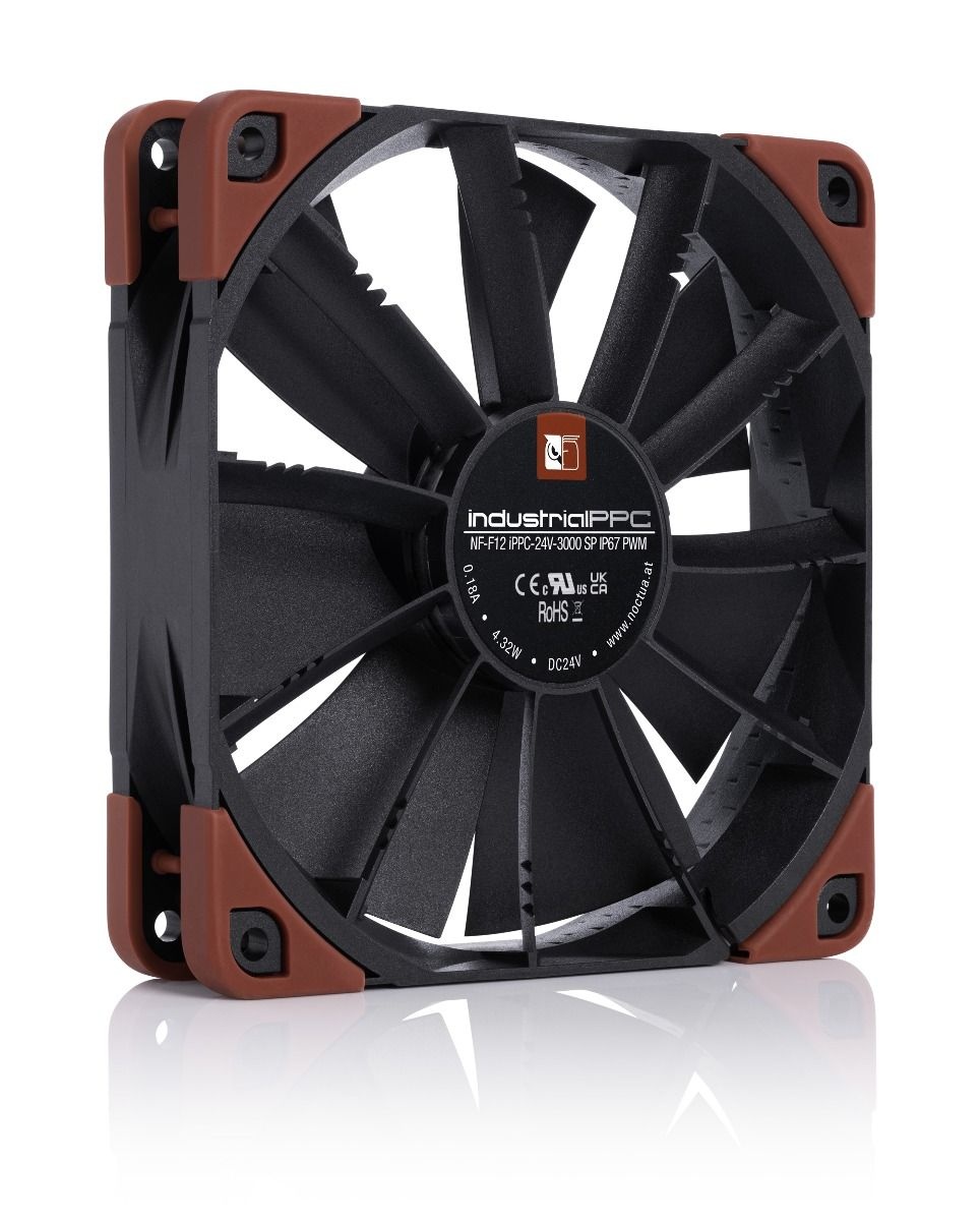 Вентилятор 120x120x25 Noctua NF-F12IPPC-3000-IP67-24V-SP, 750-3000rpm, PWM IP67