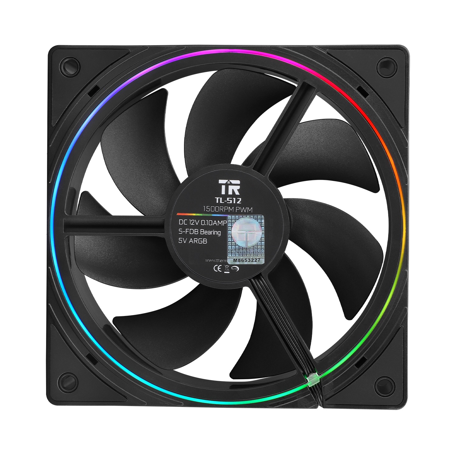 Вентилятор 120x120x25 Thermalright TL-S12 ARGB PWM, 1500rpm, 23.2dB(M), 0.15A