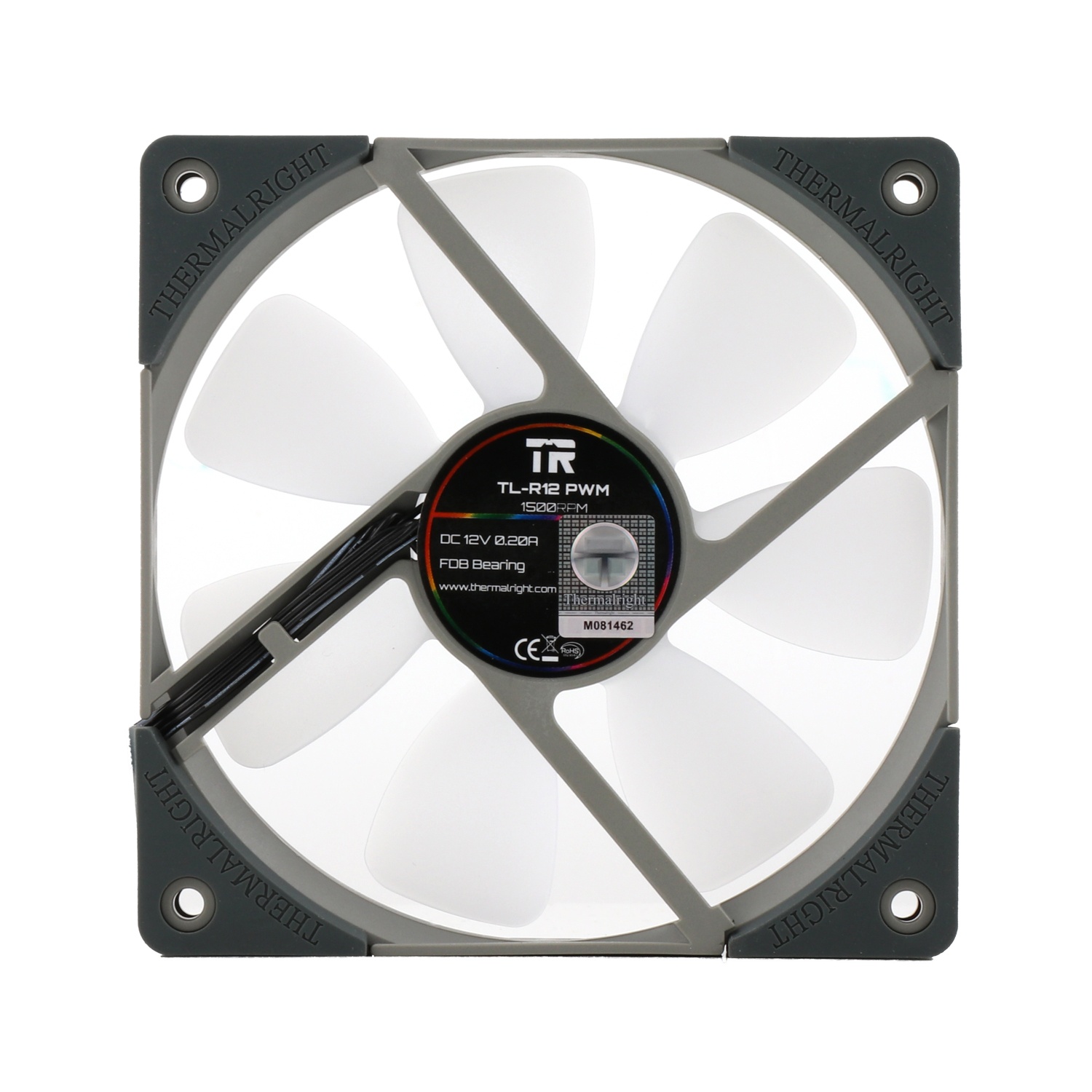 Вентилятор 120x120x25 Thermalright TL-R12 RGB PWM, 1800rpm, 27.0dB(M)