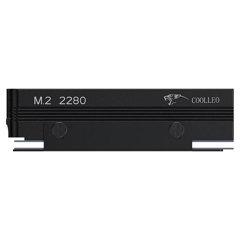 Охлаждение SSD COOLLEO Пассивный радиатор для охлаждения M.2 2280 CL-V3SSD-BK