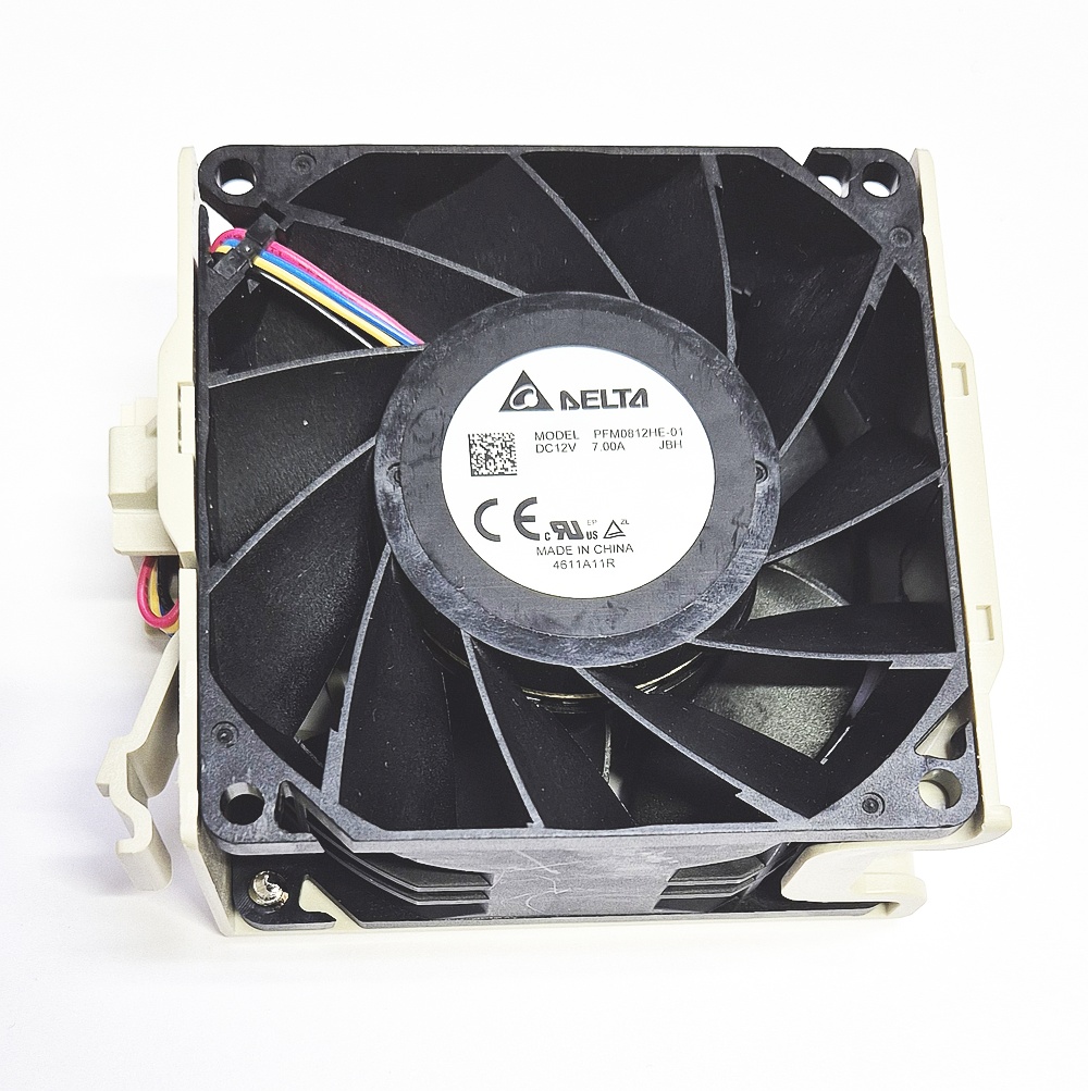 Вентилятор 80х80 SUPERMICRO FAN-0209L4-1 / Delta PFM0812HE-JBH 12V, 7A, 16300RPM 7A,129.42CFM, для сервера