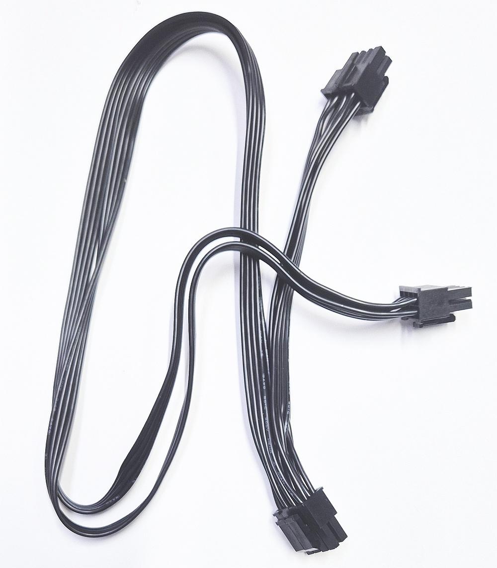 Кабель для модульного блока питания Generic 8pin на 2 по 8(4+4) pin EPS плоский