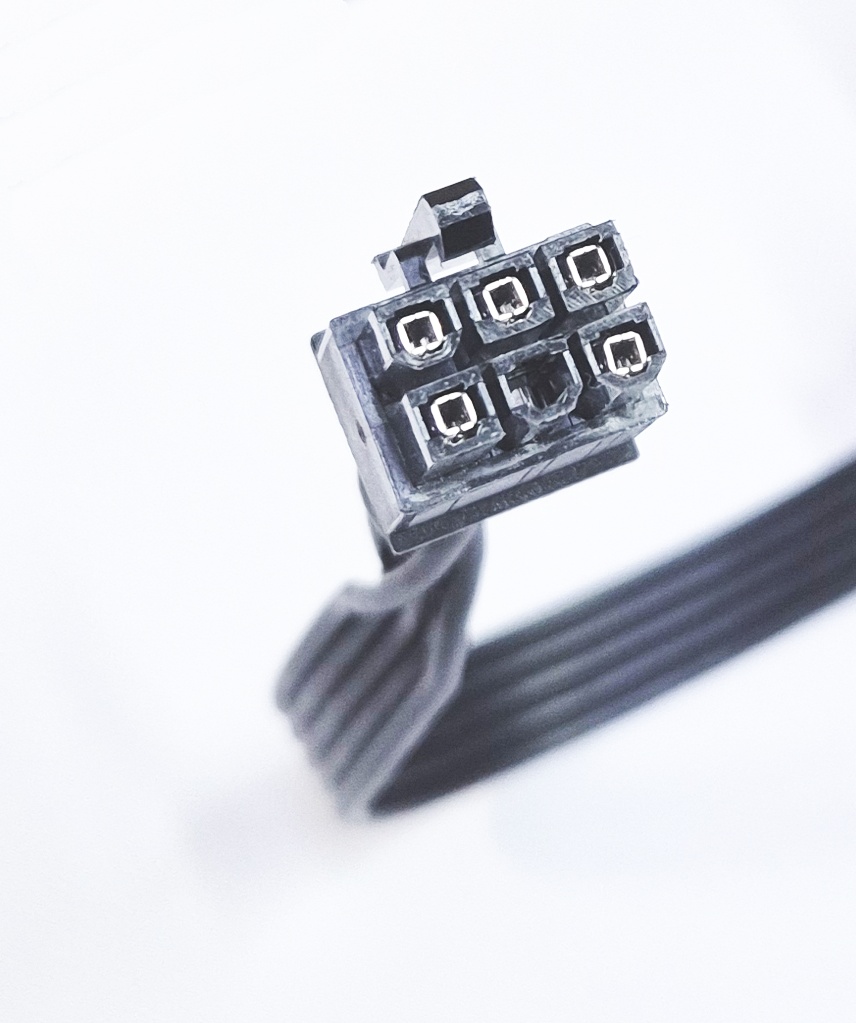 Кабель для модульного блока питания Generic 6pin на 4х SATA плоский