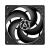  140x140x27 Arctic P14 PWM PST (black/black), 200-1700rpm,0.12A, ACFAN00125A