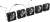 Увеличить Вентилятор 80х80х25 Arctic P8 Silent Value Pack 5 шт. (Black) ACFAN00301A