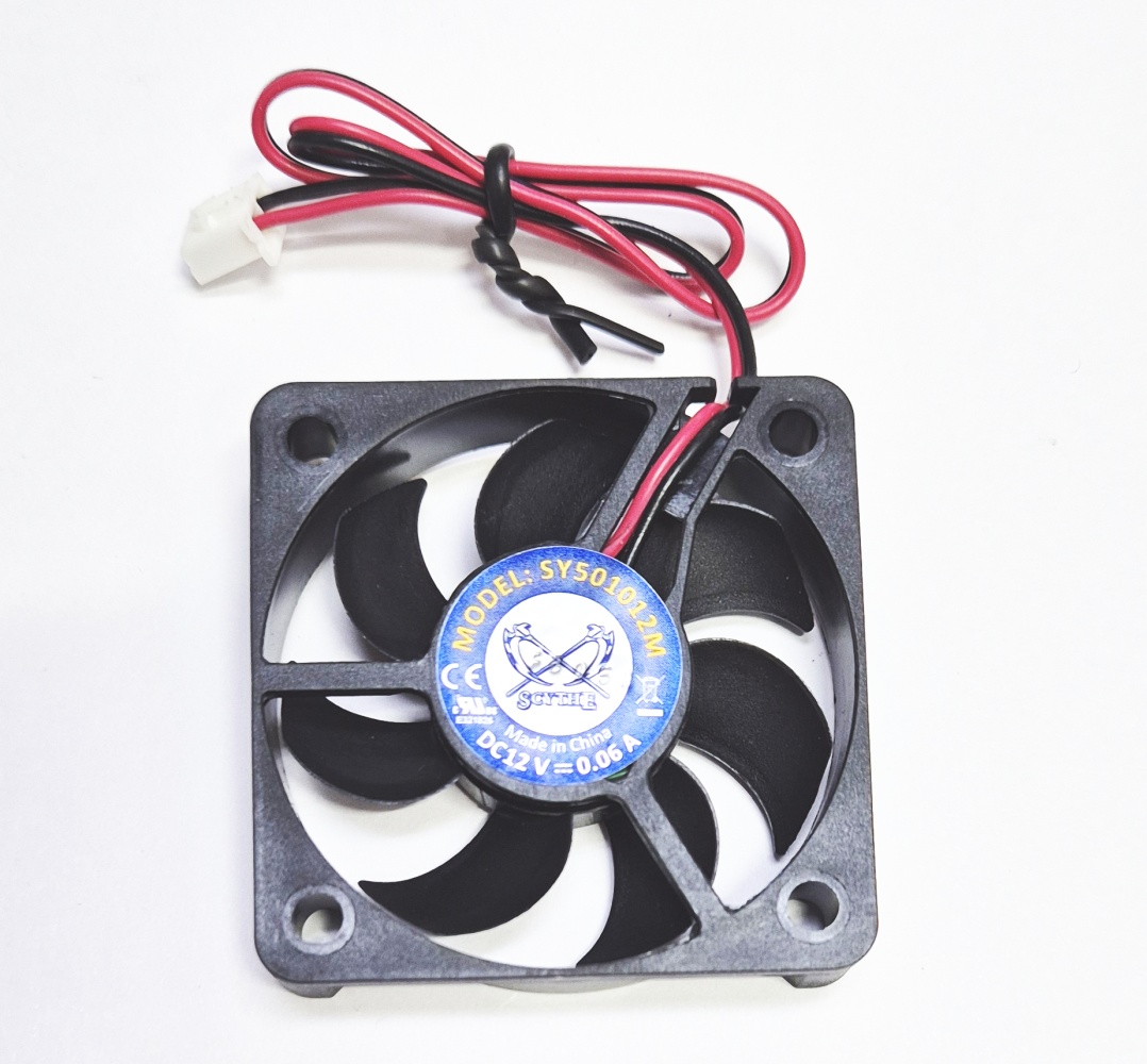 Вентилятор Scythe 50x50x10 Mini Kaze, 4500rpm, 26.09dB(M), 0.06A, SLB, 2 pin, SY501012M