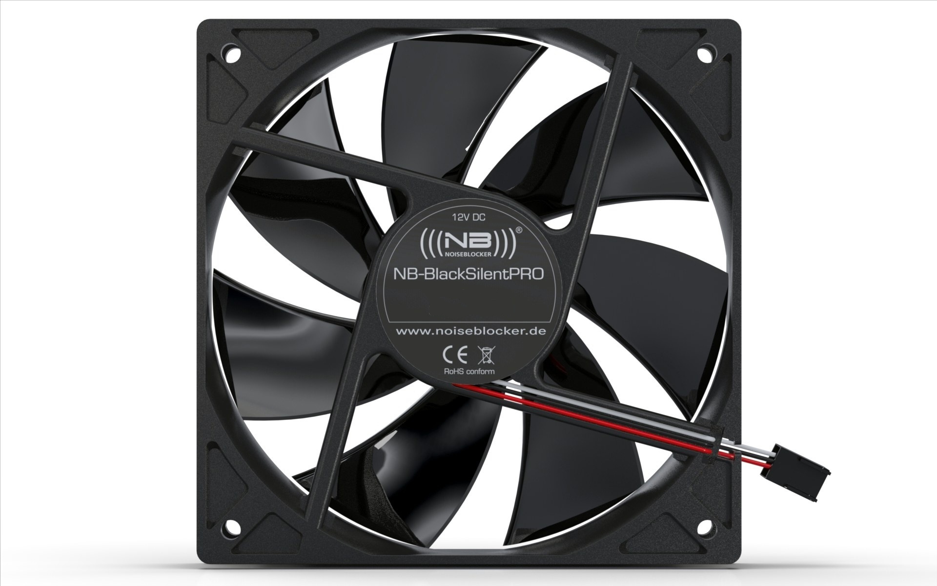 Вентилятор 120x120x25 NoiseBlocker BlackSilent PRO PL2
