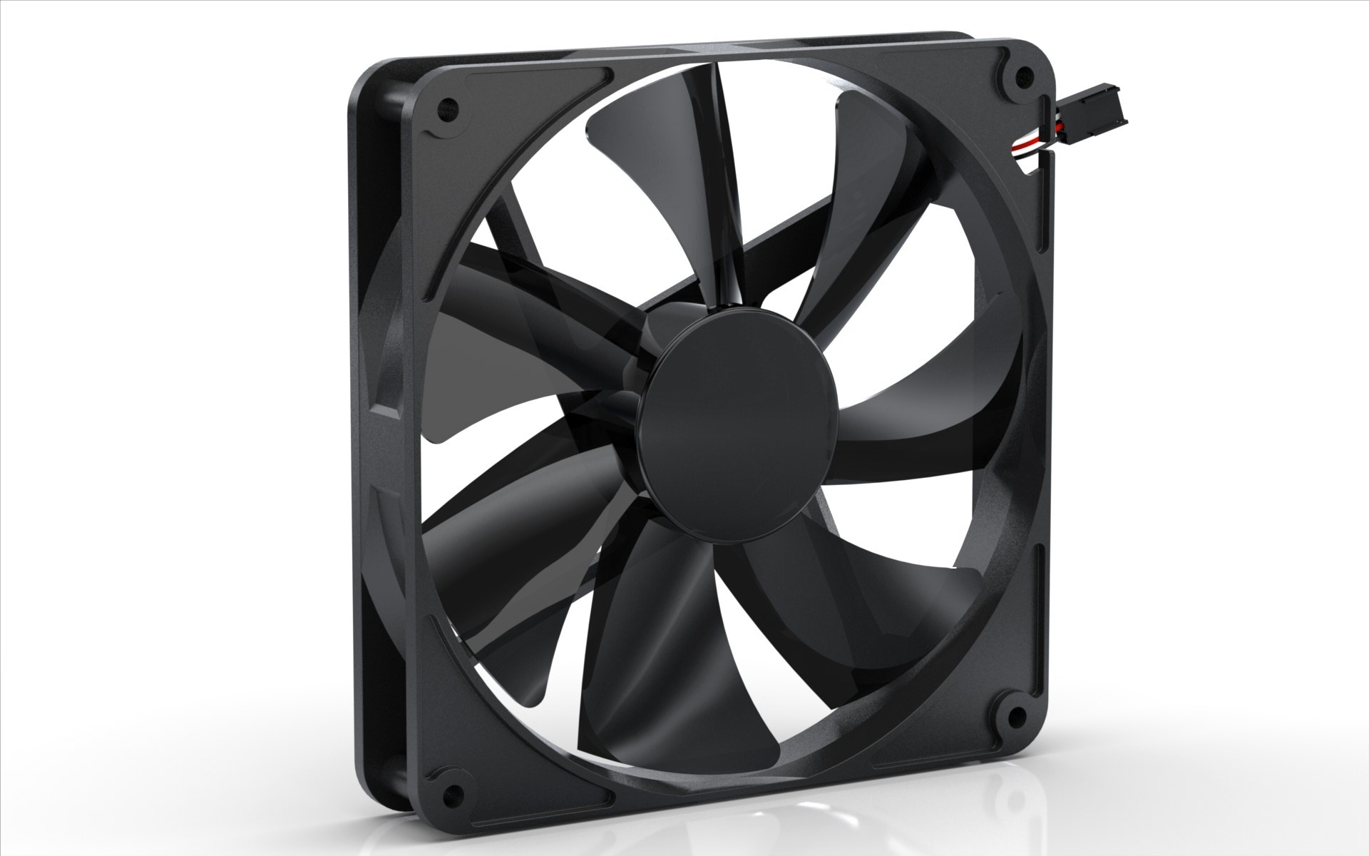 Вентилятор 140x140x25 NoiseBlocker BlackSilent PRO PK3 1700